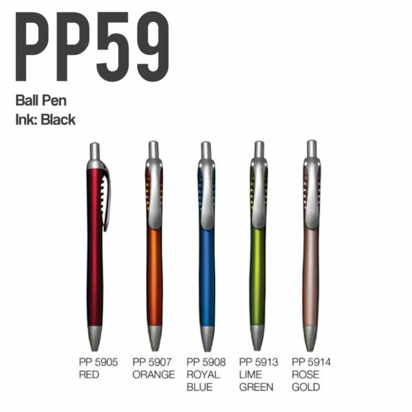 OLVAN Black Ink Plastic Ballpoint Pen