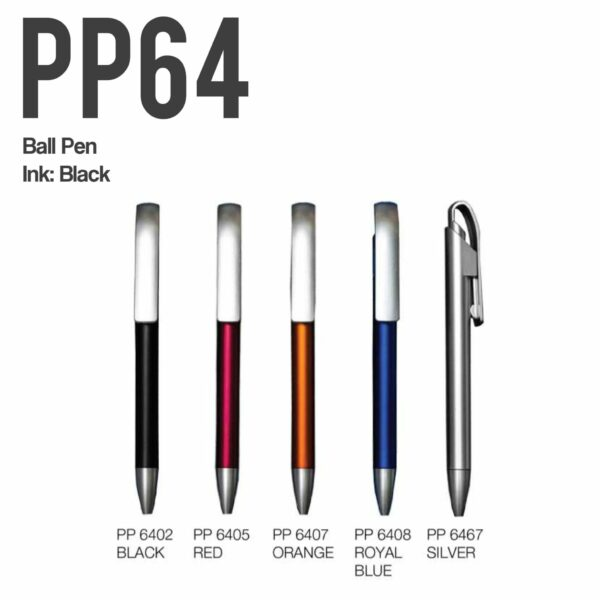 SOLIX Black Ink Plastic Ballpoint Pen