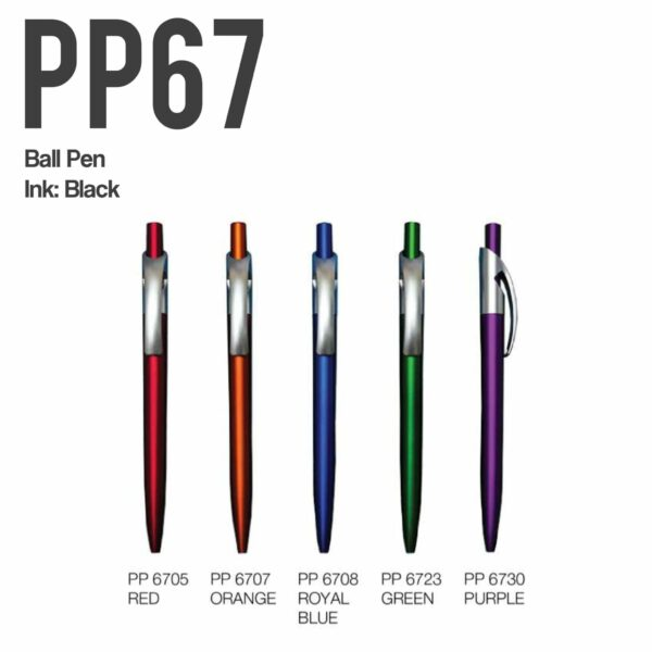 ULVEX Black Ink Plastic Ballpoint Pen