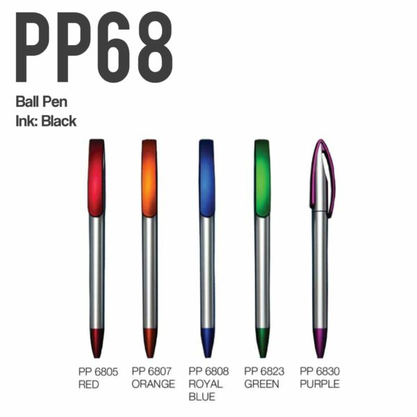 VORTA Black Ink Plastic Ballpoint Pen
