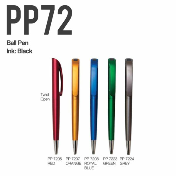 ZORIX Black Ink Plastic Ballpoint Pen