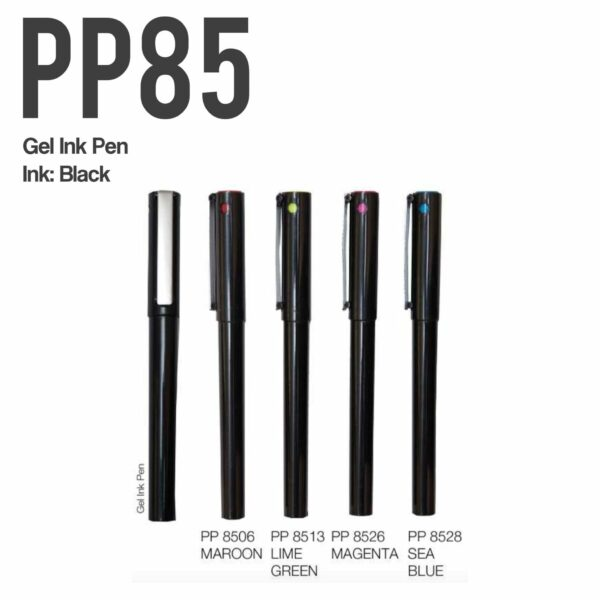 LUXE Black Ink Plastic Gel Pen