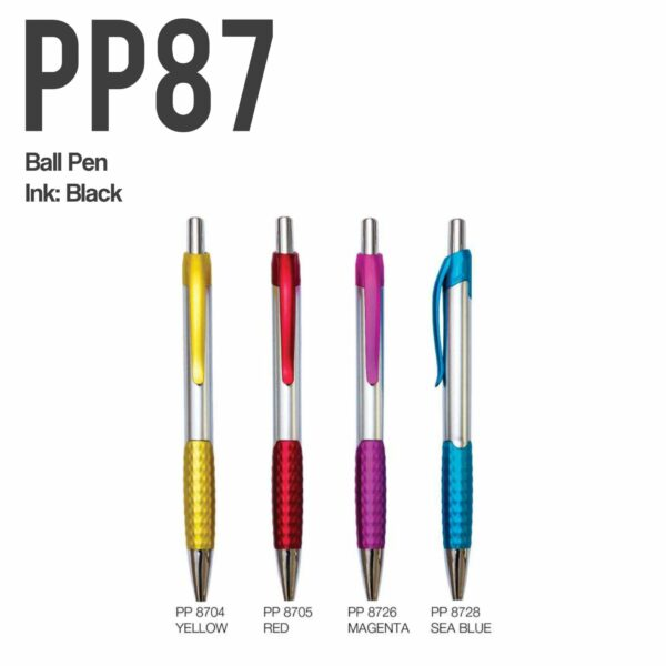 INFOR Black Ink Plastic Ballpoint Pen