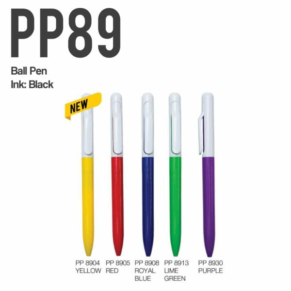 KALUX Black Ink Plastic Ballpoint Pen