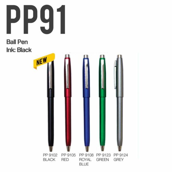 MORTA Black Ink Plastic Ballpoint Pen