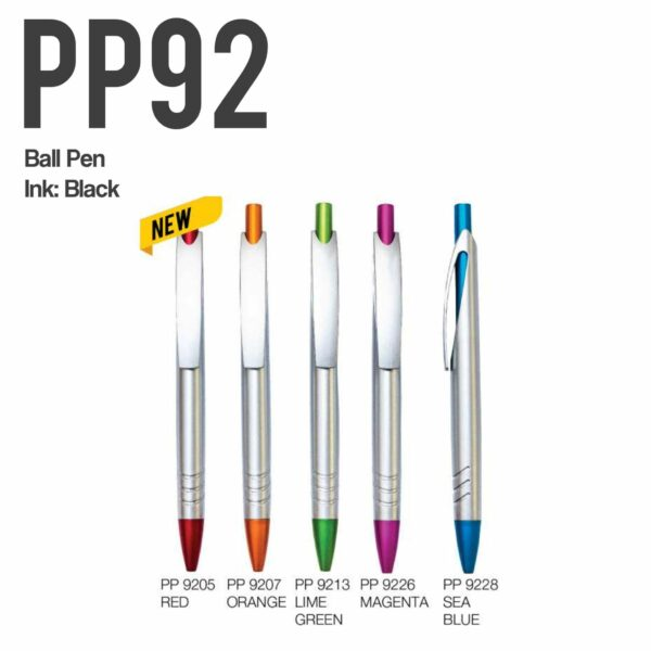 NAVEX Black Ink Plastic Ballpoint Pen