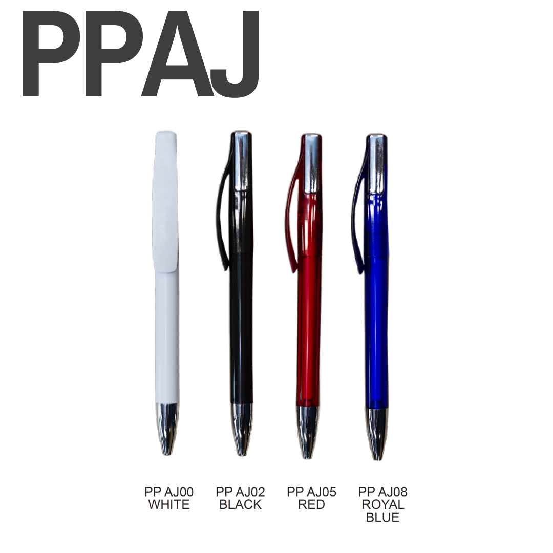 Classic Black Ink Plastic Ballpoint Pen