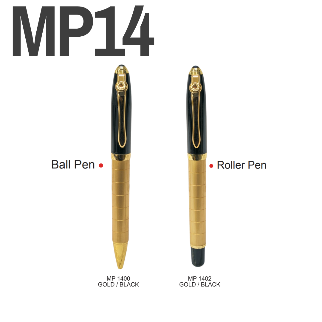 OMGA Metal Ball Pen – Gold & Black (40g)