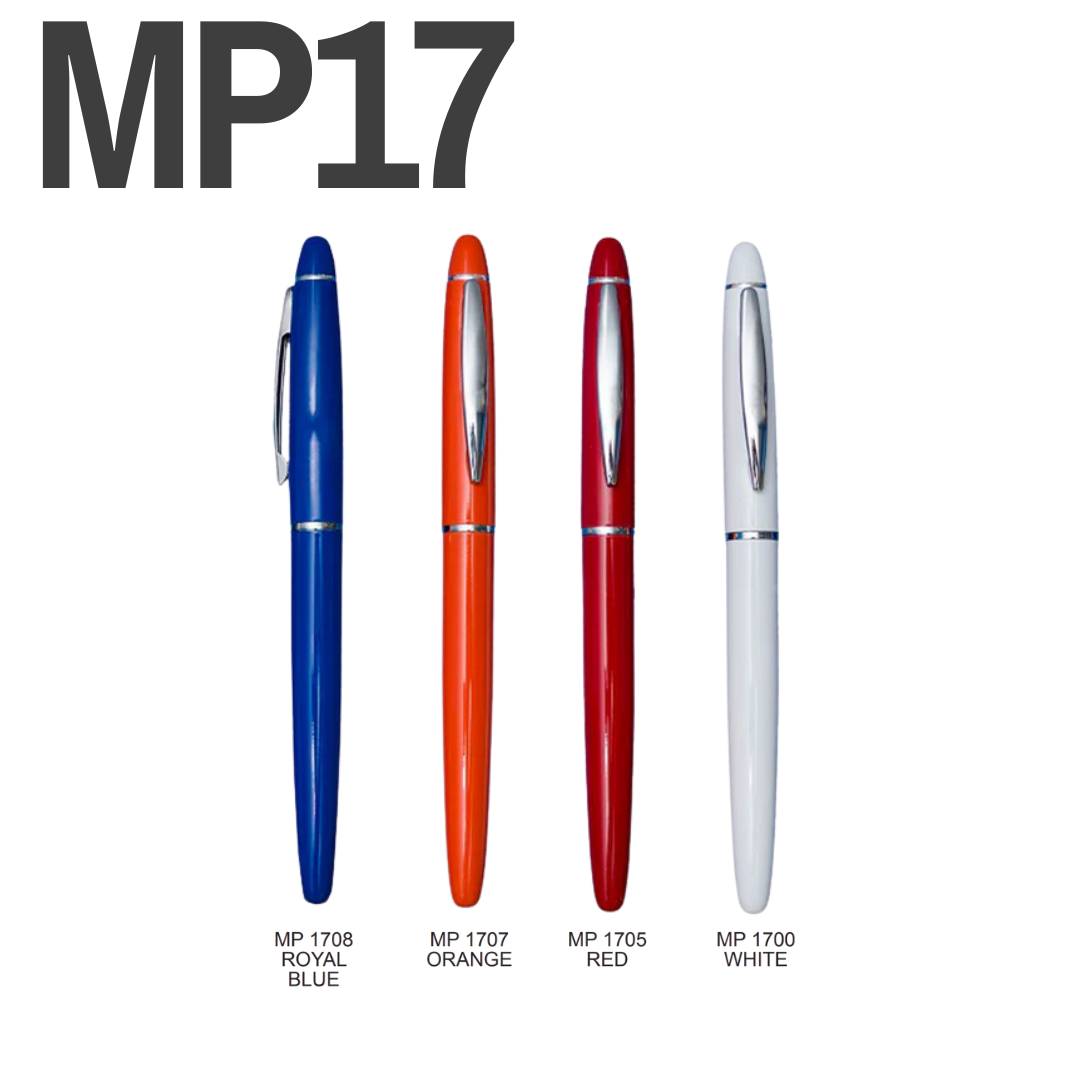 ELIT Capped Black Ink Metal Gel Pen