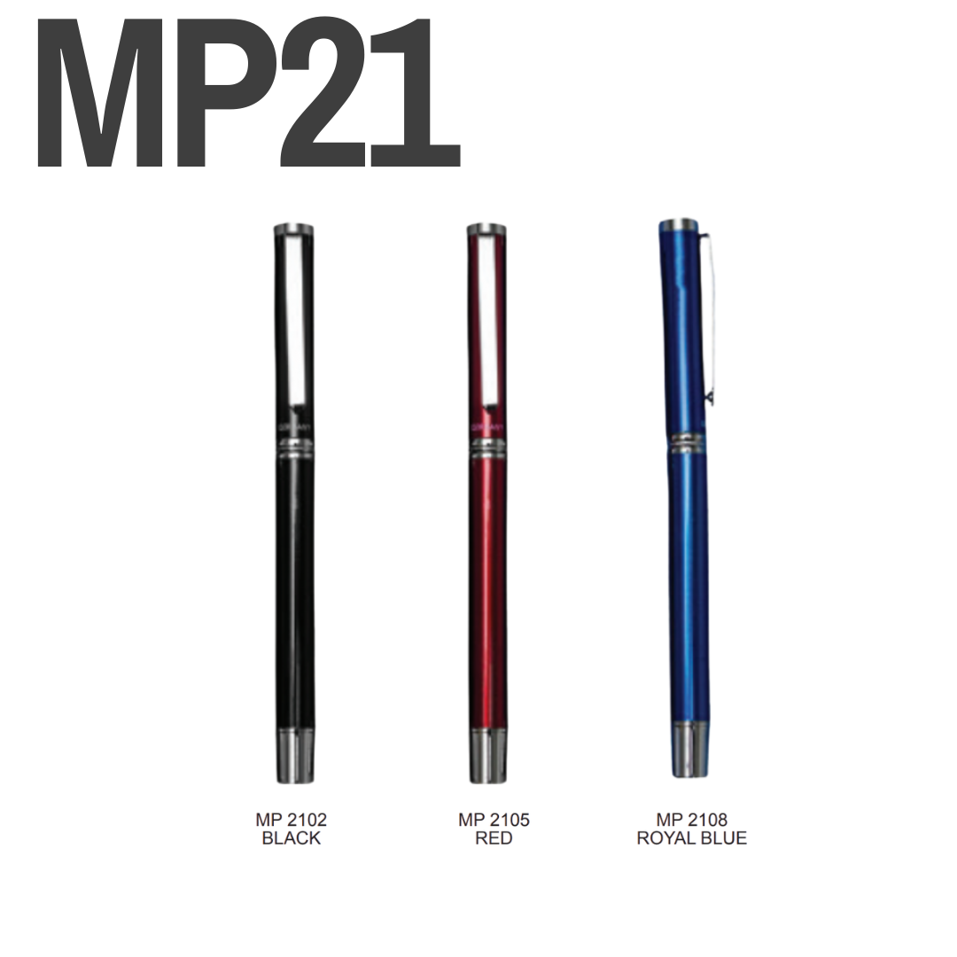 NEXU Capped Black Ink Metal Gel Pen