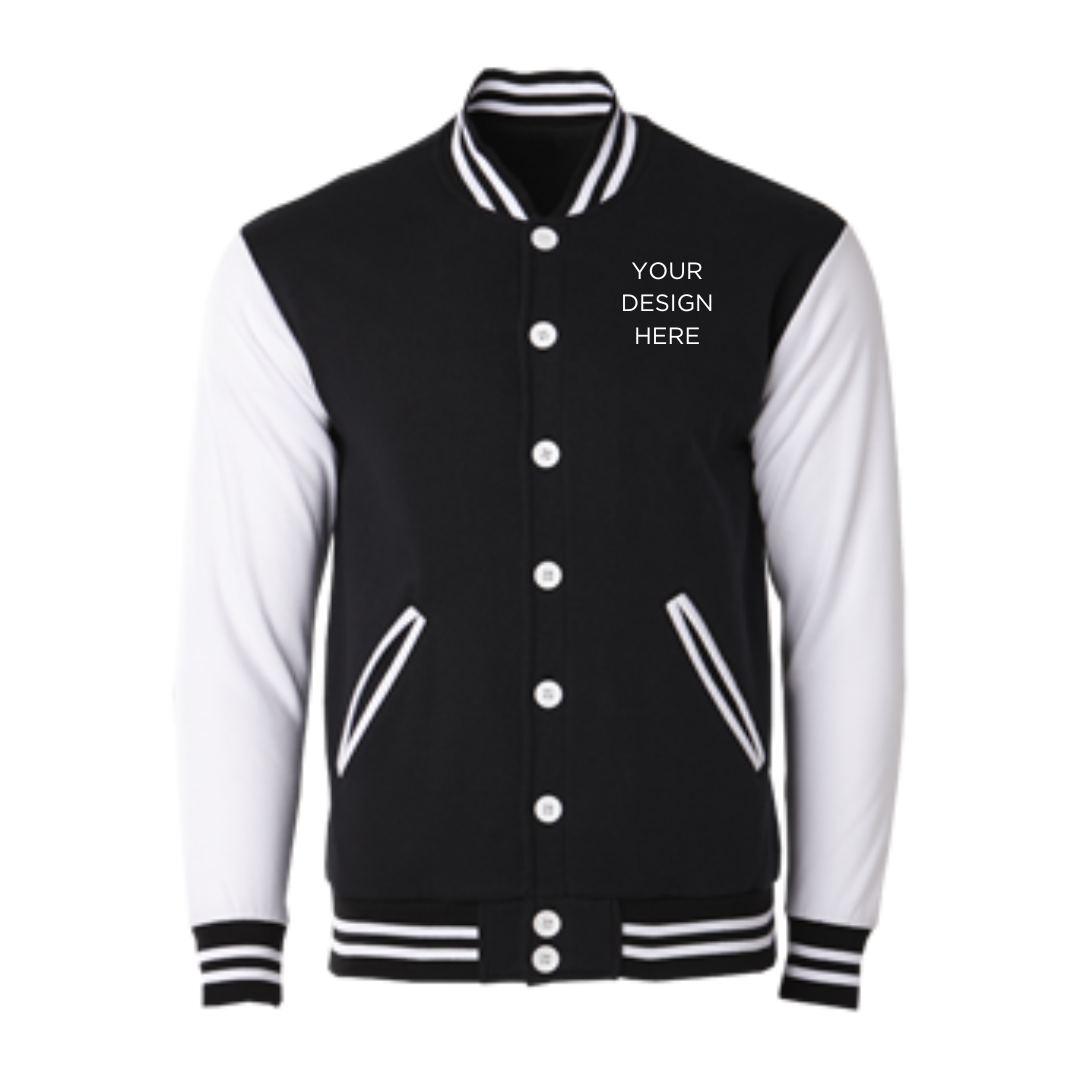 Varsity Jacket - Black/White