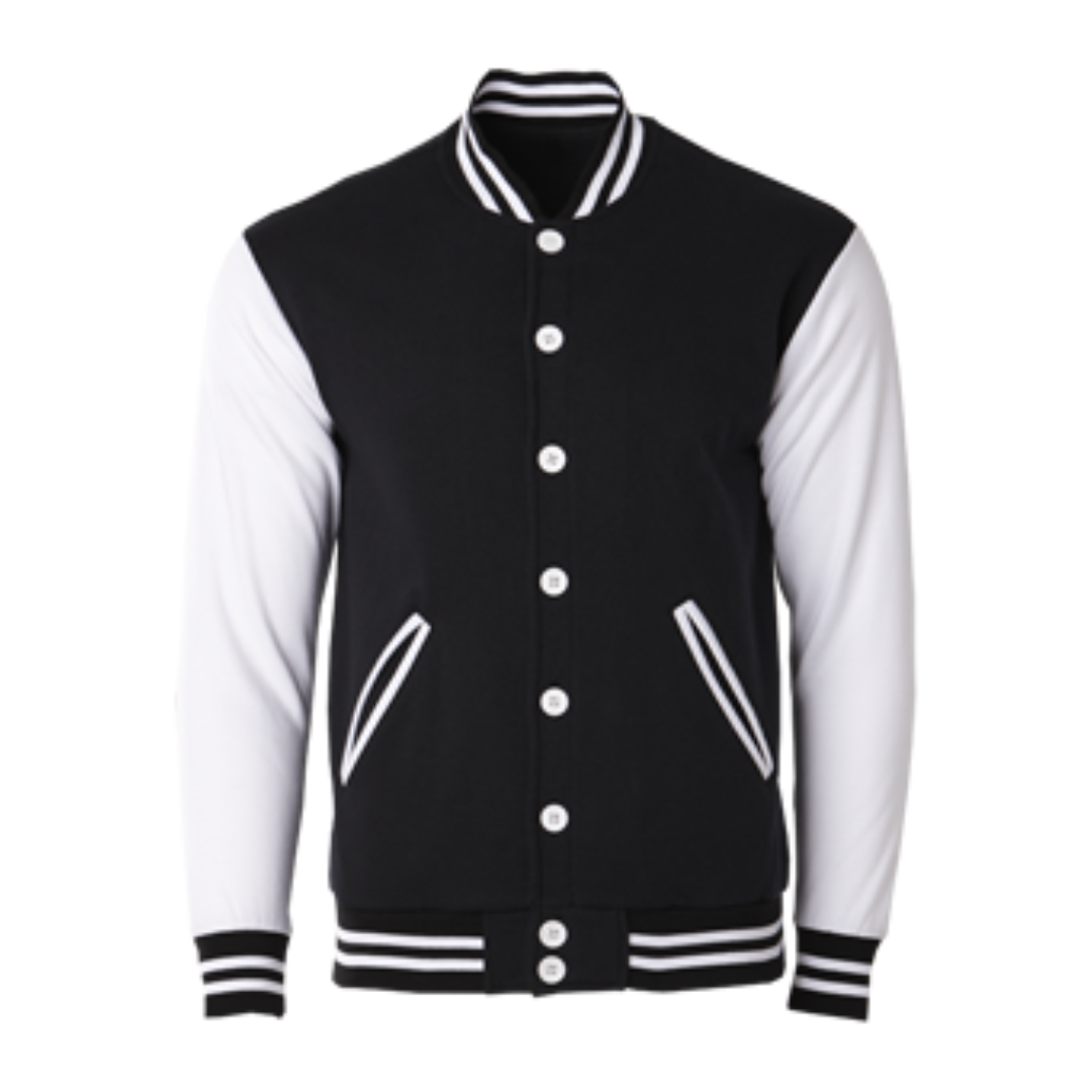 Varsity Jacket - Black/White