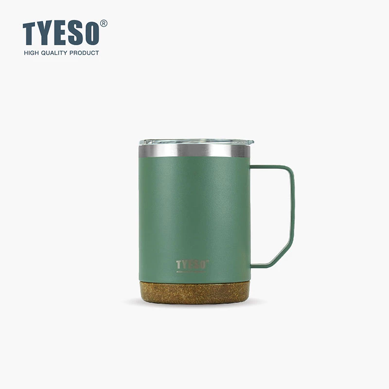 TYESO Thermal Coffee Cup With Side Handle (530ml) Green