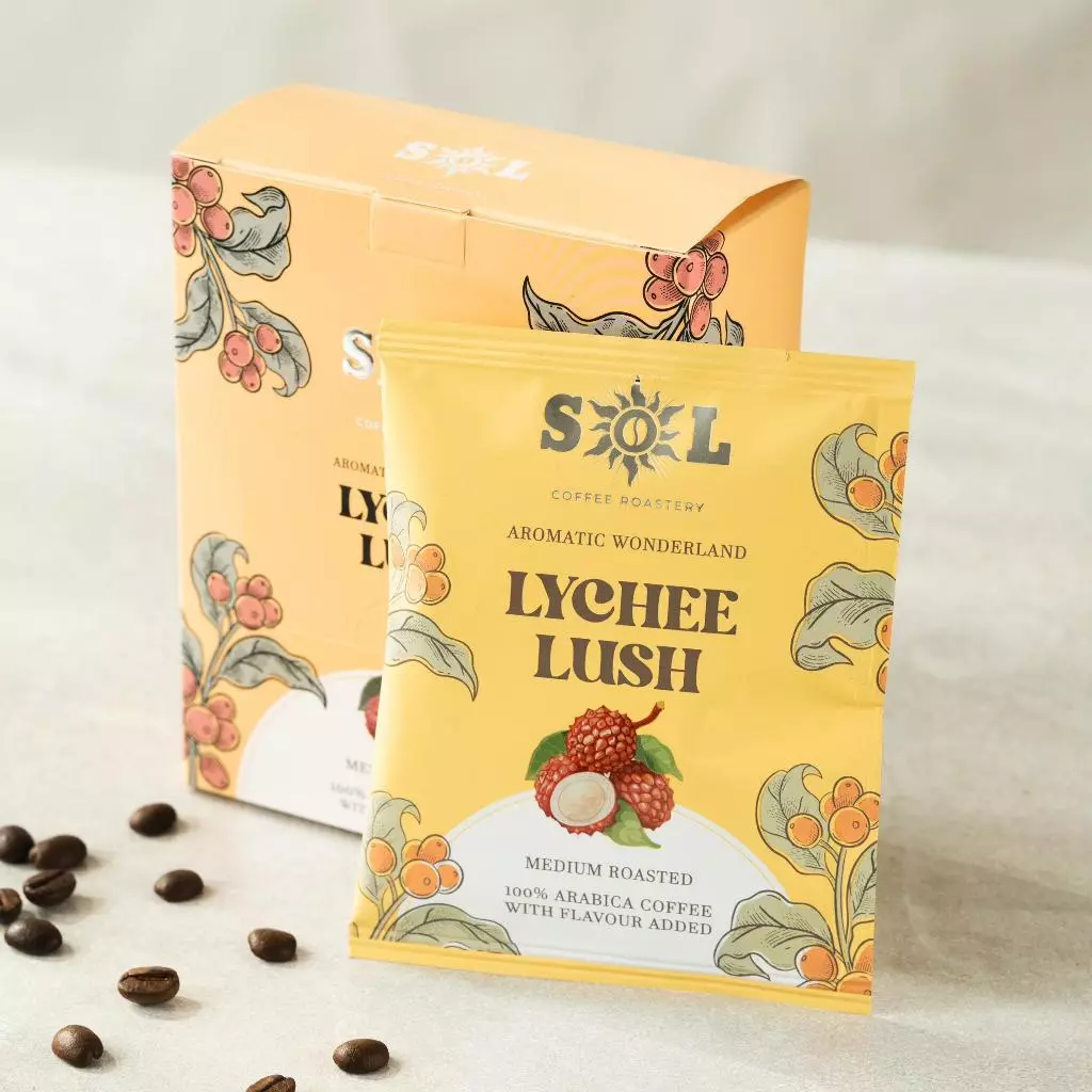 Drip Coffee 100% Arabica Lychee Lush 10g x 5 sachets