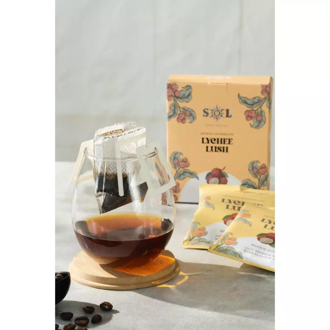 Drip Coffee 100% Arabica Rosey Amour 10g x 5 sachets