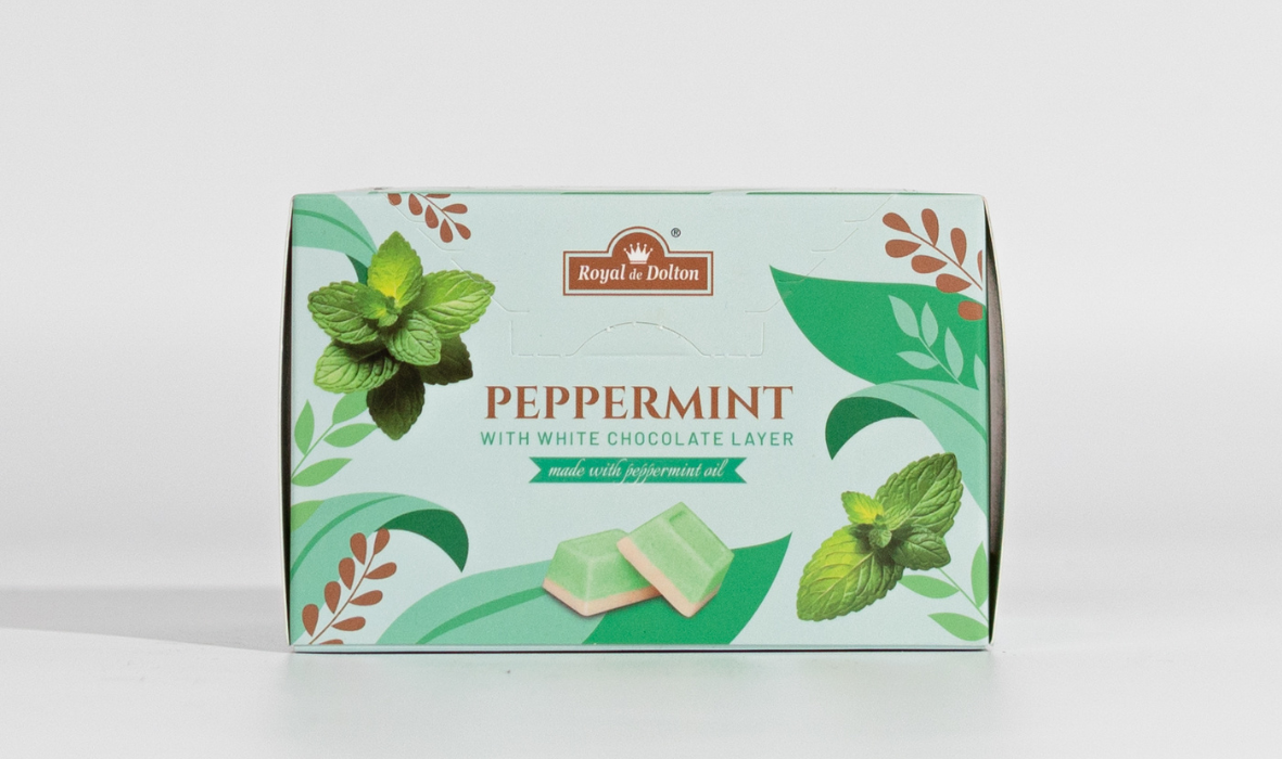 Peppermint with White Chocolate Layer (70g)