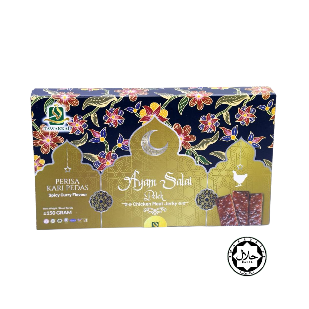 Premium Box Ayam Salai Kari Pedas – 150g (Halal Certified)