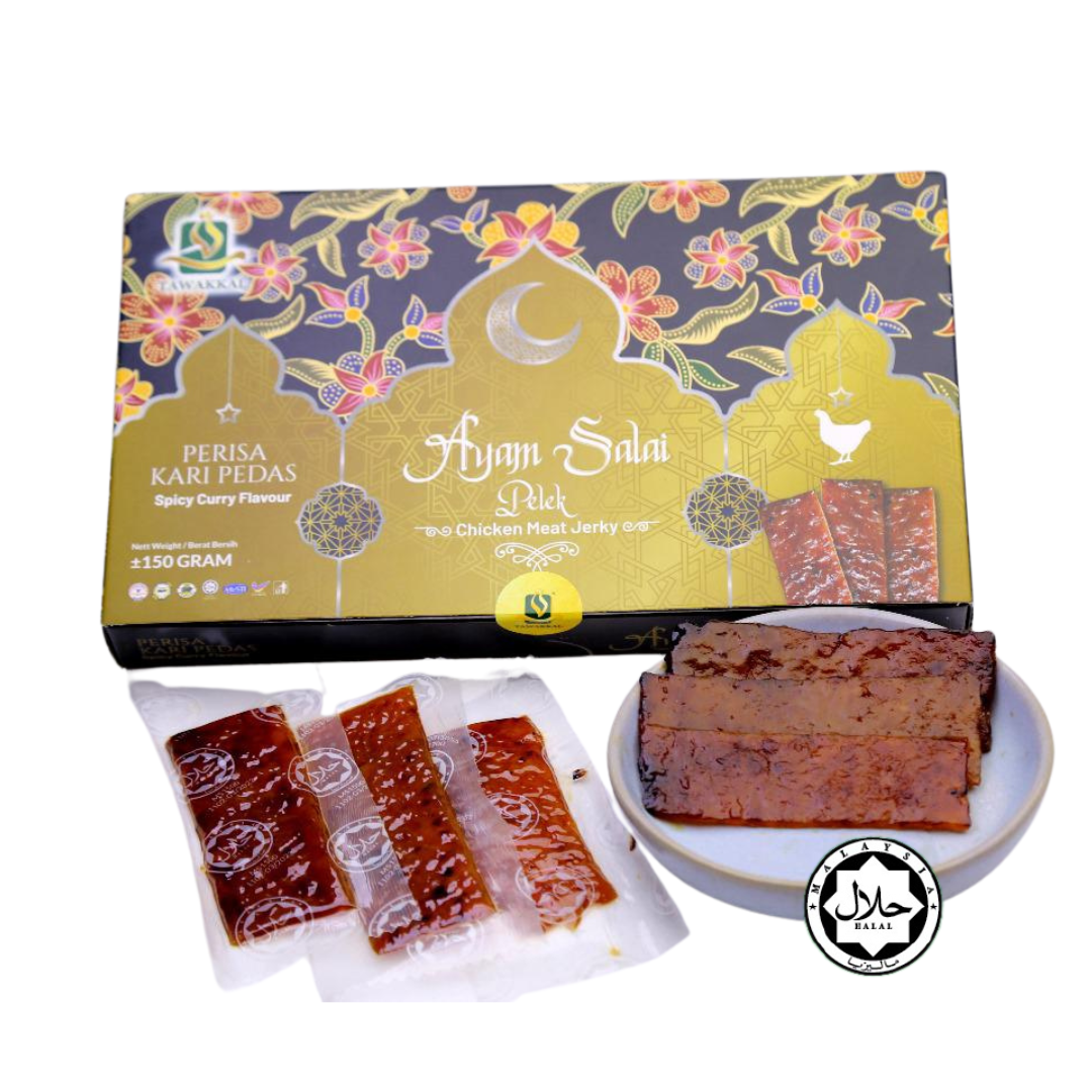 Premium Box Ayam Salai Kari Pedas – 150g (Halal Certified)