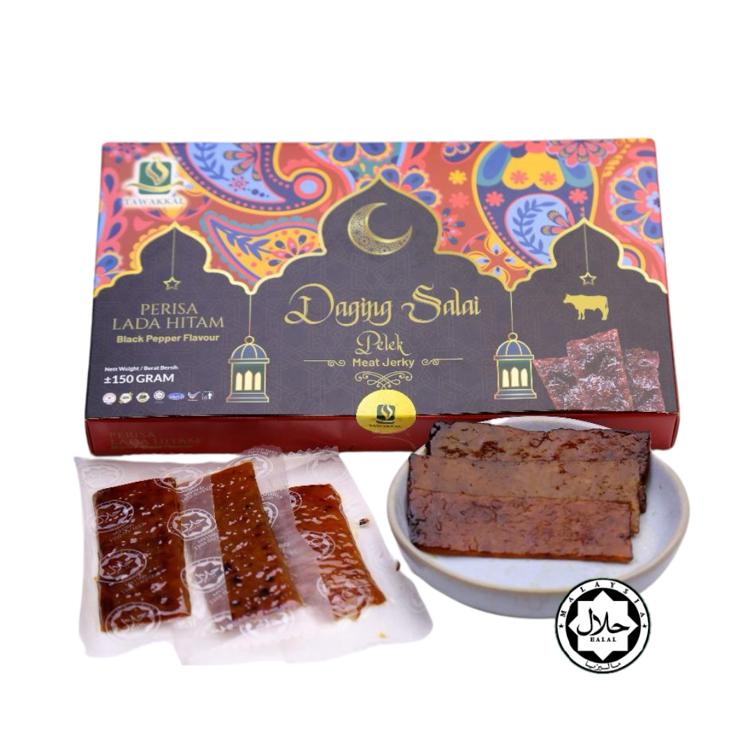 Premium Box Daging Kepingan Lada Hitam – 150g (Halal Certified)