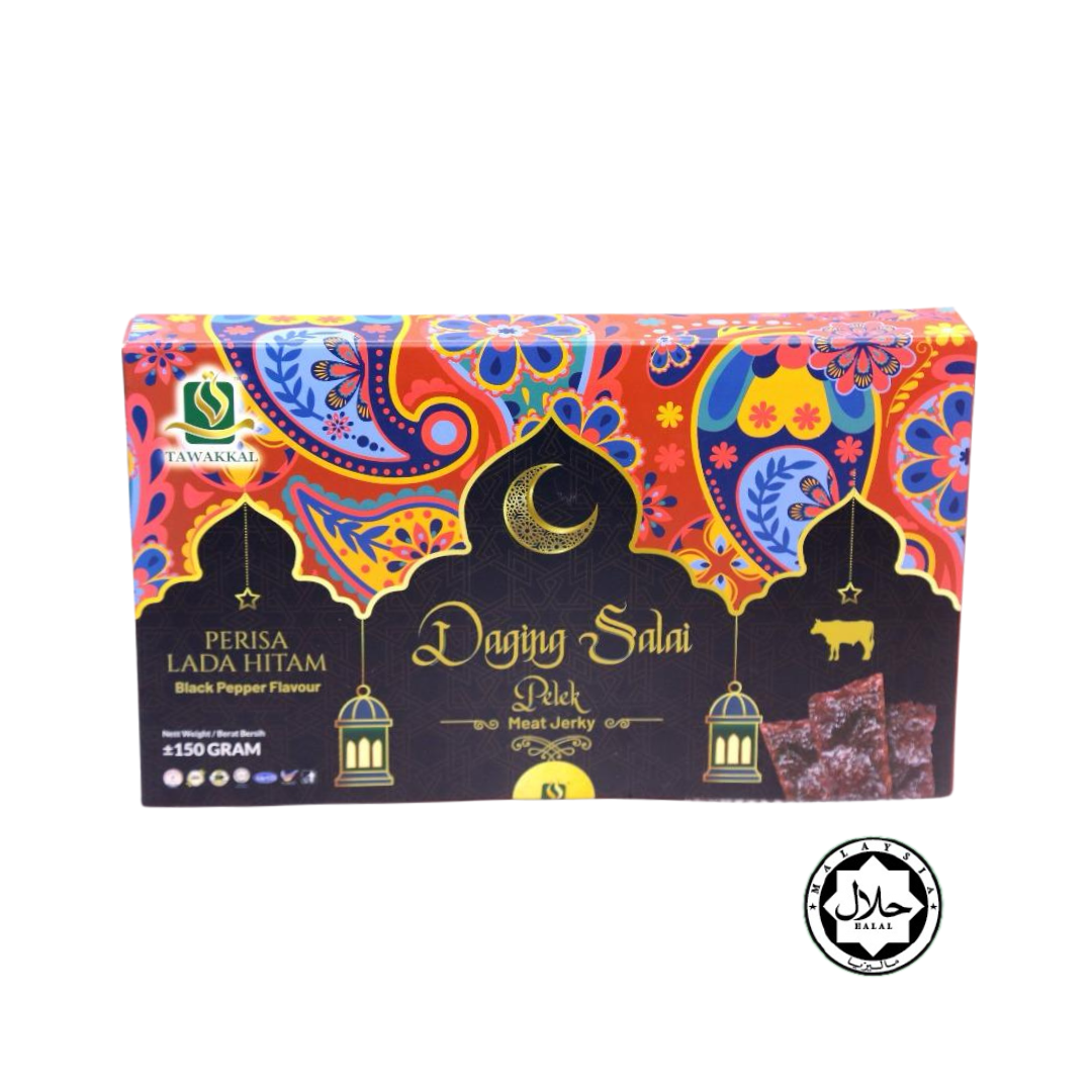 Premium Box Daging Kepingan Lada Hitam – 150g (Halal Certified)