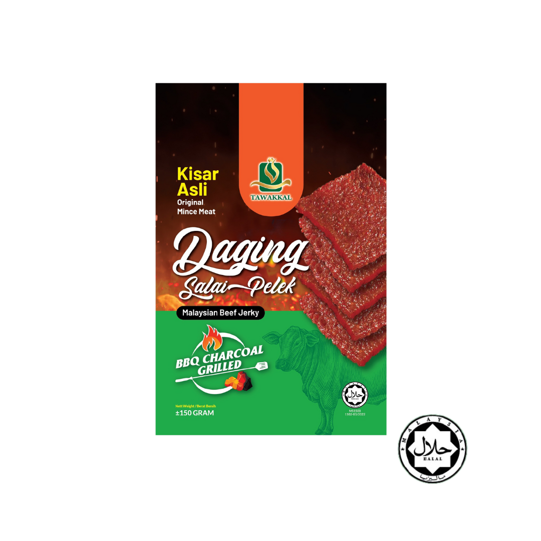 Daging Salai Pelek Kisar Asli – 150g (Halal Certified)