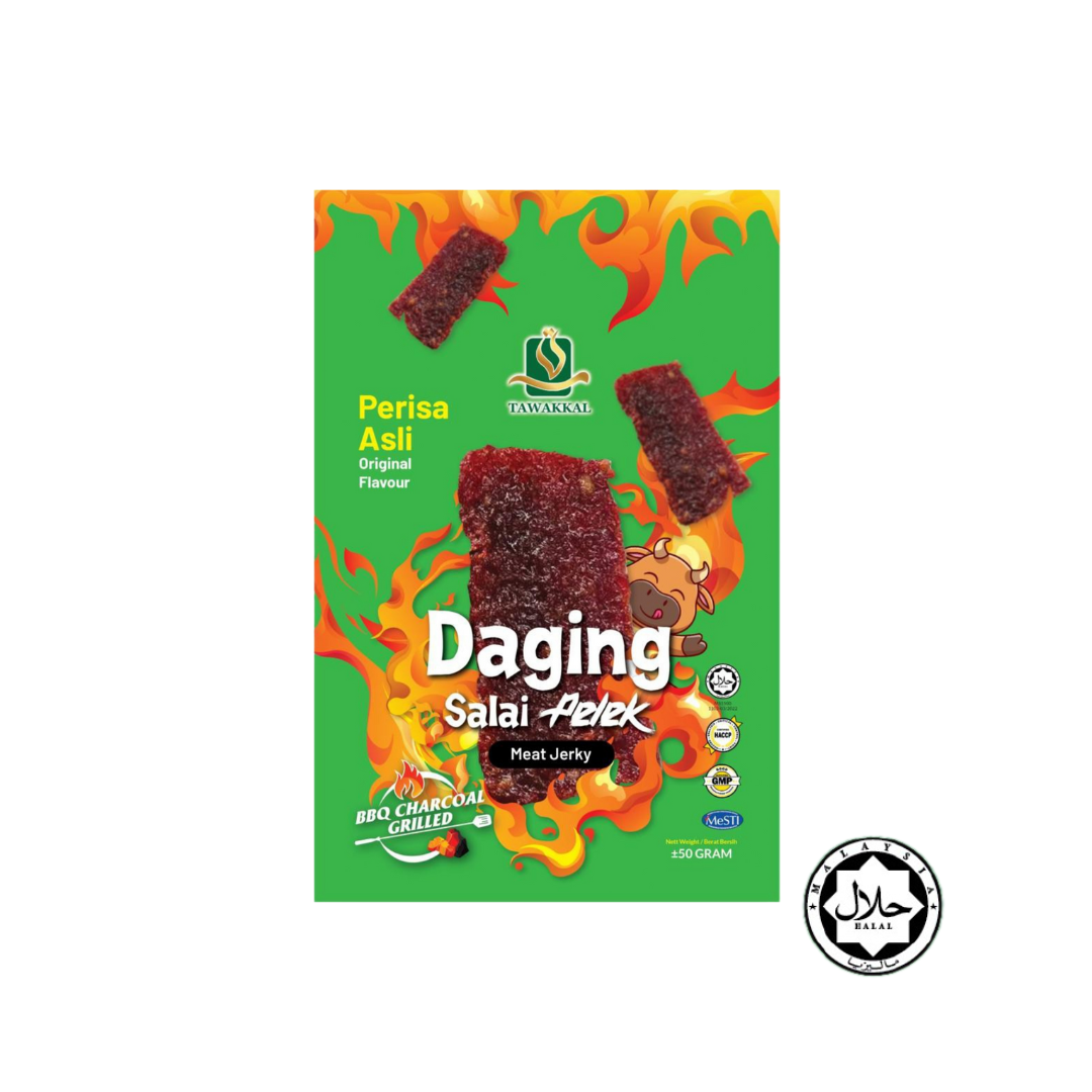 Daging Salai Pelek Kisar Asli – 50g (Halal Certified)