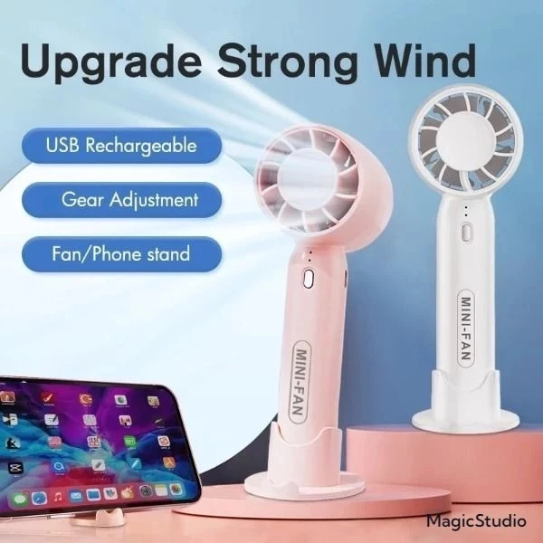 BREEZY Handheld Fan (Pink)