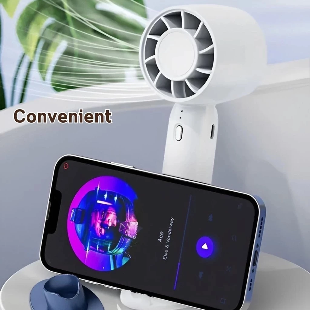 BREEZY Handheld Fan (White)