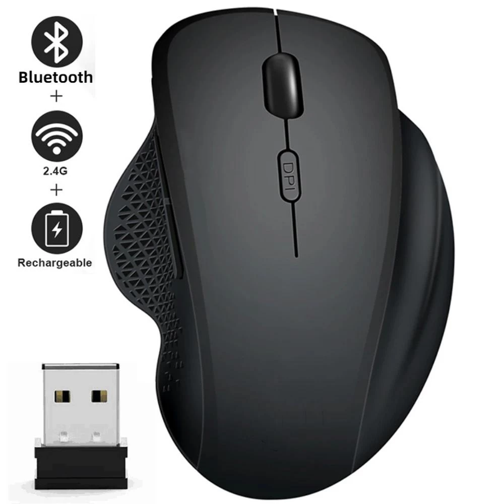 Rechargeable Ergonomic Bluetooth Mouse