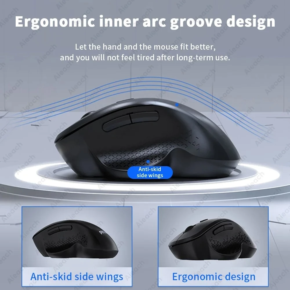 Rechargeable Ergonomic Bluetooth Mouse