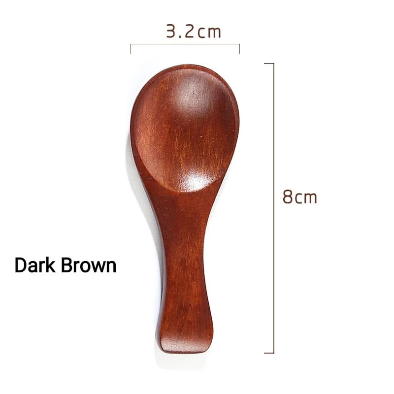 Small Wooden Spoon - Dark Brown