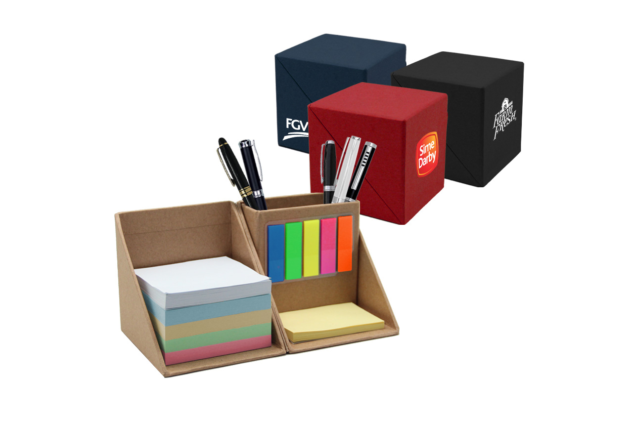 THE CUBE - Sticky Memo Box - Black