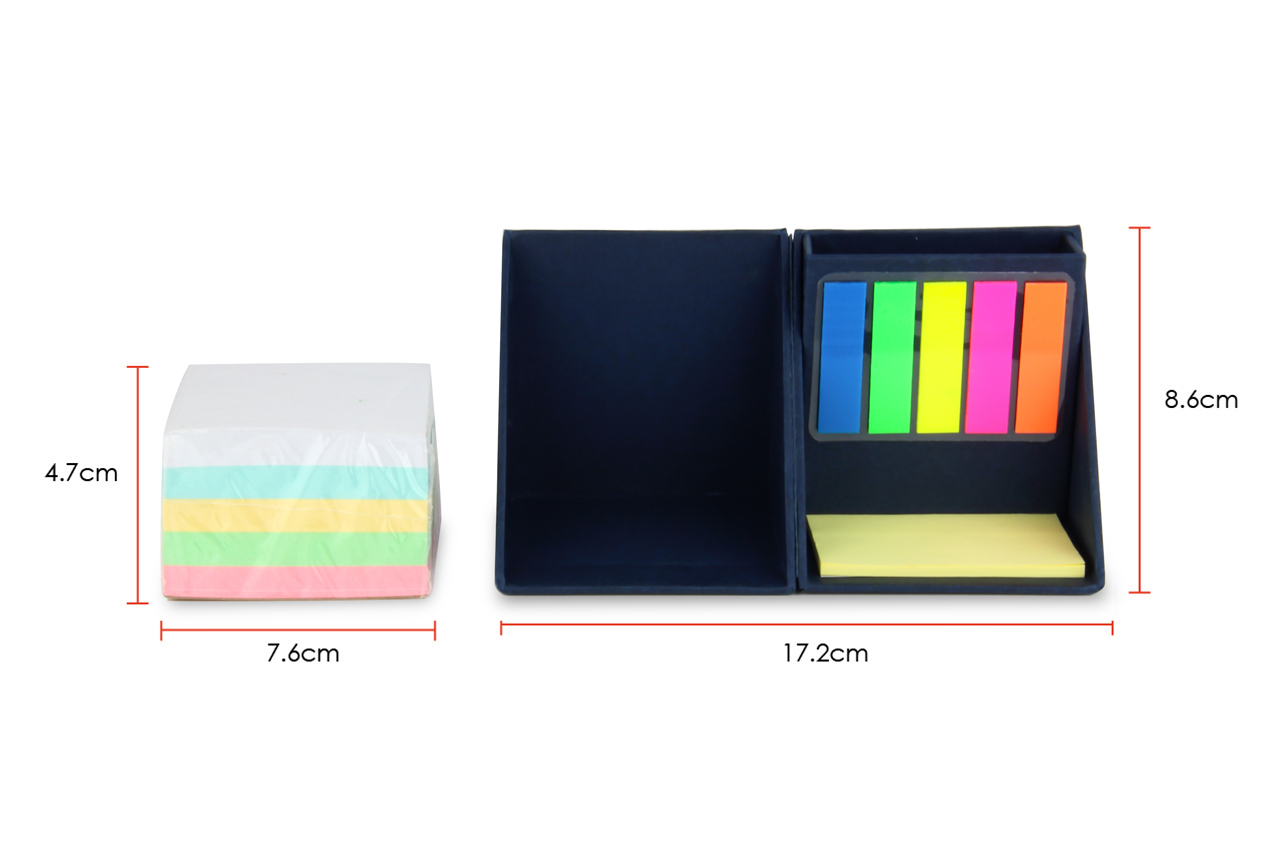 THE CUBE - Sticky Memo Box - Black