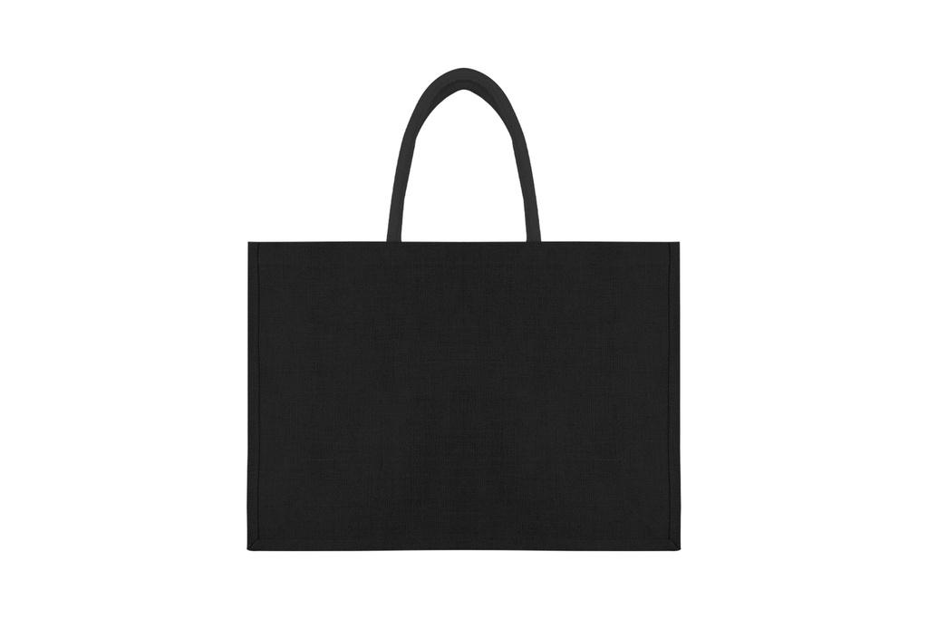 Jute Tote Bag (8oz) - Black