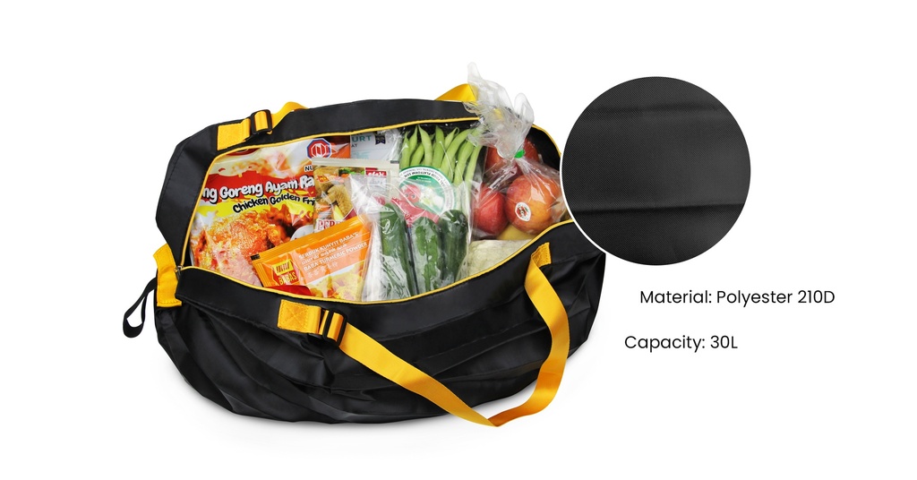 KWIK - Foldable Shopping Bag (Grey)