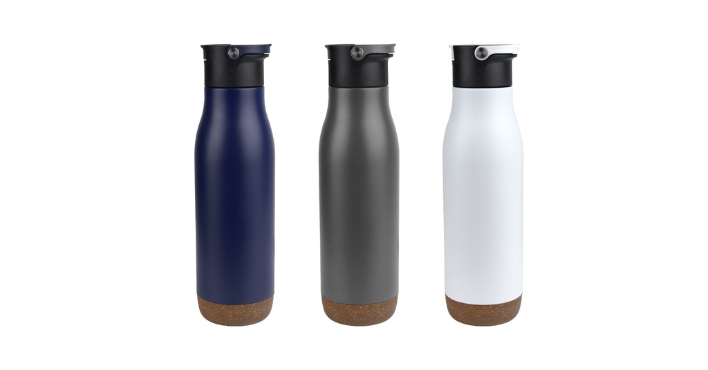 TREKKER - Stainless Steel Drink Bottle (White)