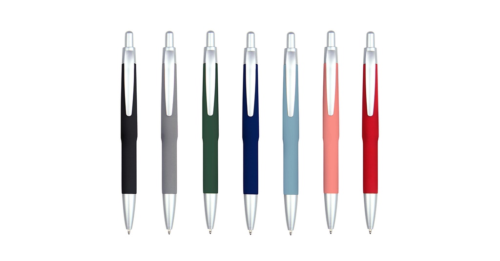 BOSTON - Plastic Ball Pen (Grey)