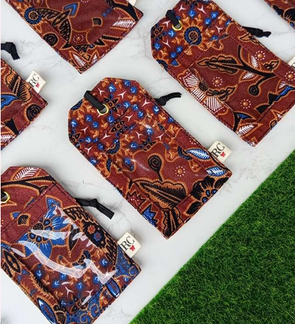KTJ Batik Luggage Tag