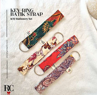 KTJ Key Ring Batik Strip (Batik Keychain)