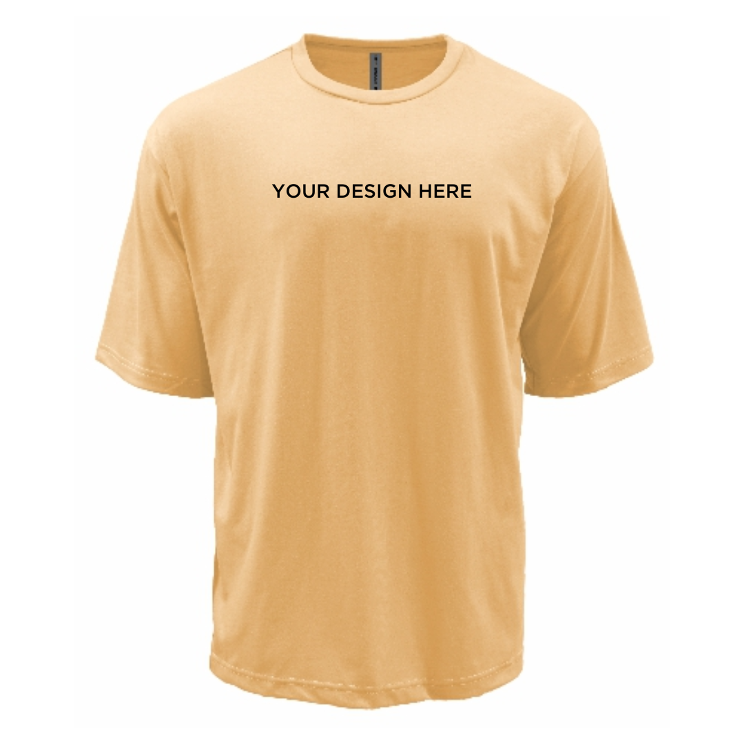 Oversized Crew Neck T-Shirt Tan