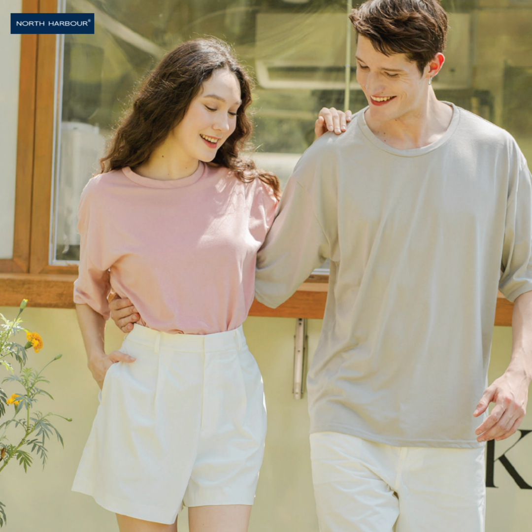 Oversized Crew Neck T-Shirt Tan