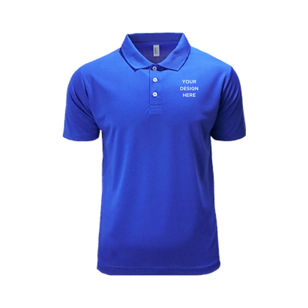 DRYtec Performance Polo Royal Blue