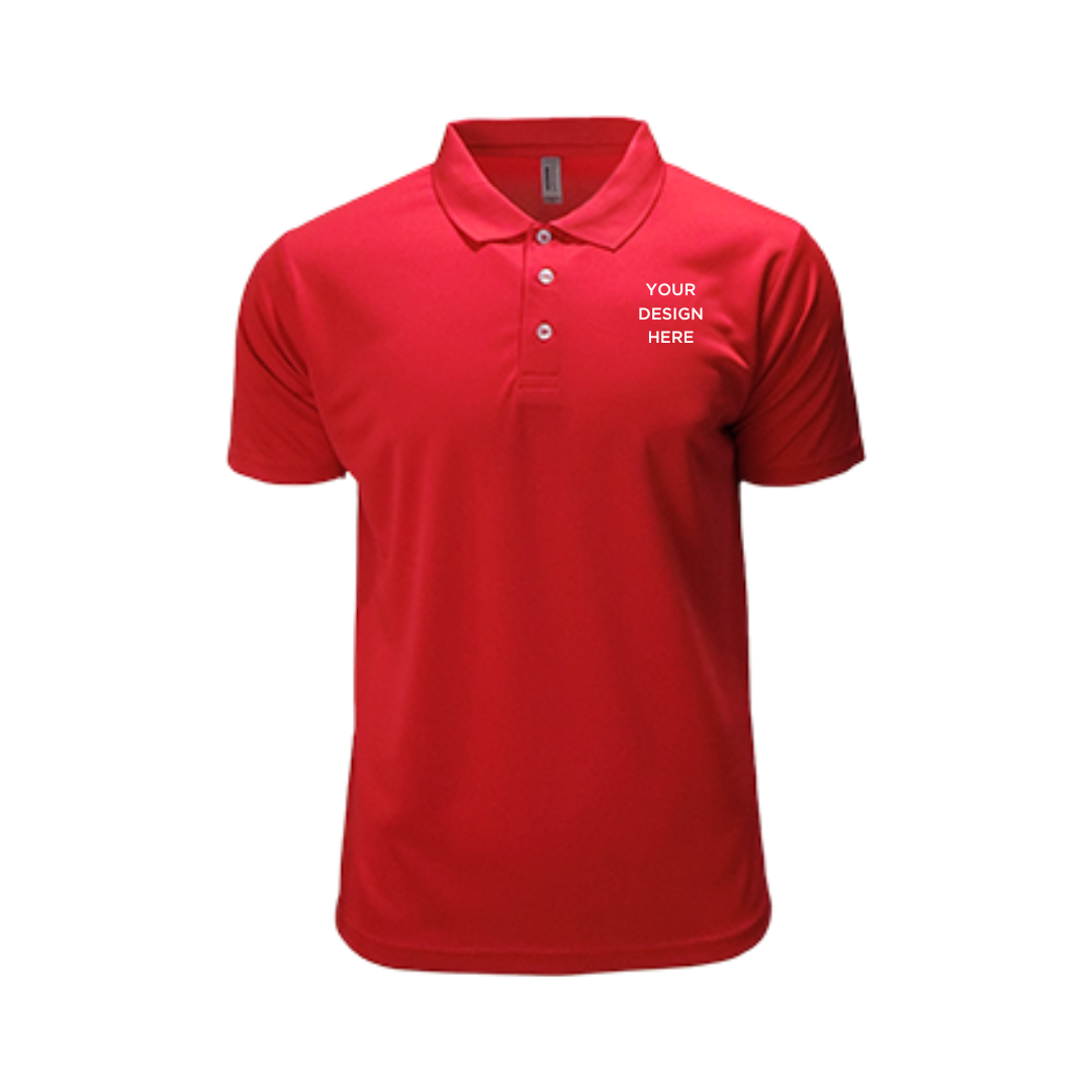 DRYtec Performance Polo Red