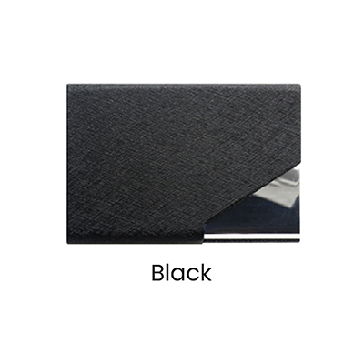HUGO PU Name Card Holder - Black