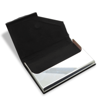 HUGO PU Name Card Holder - Black
