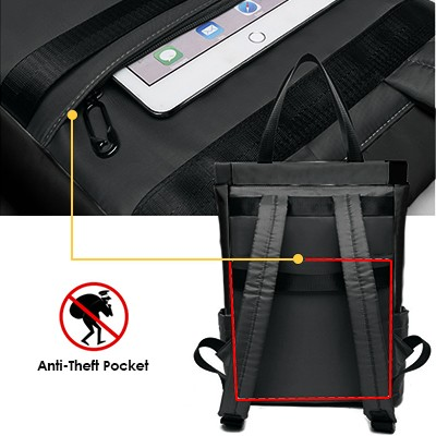 15.6'' XE Fashion Laptop Backpack - Black