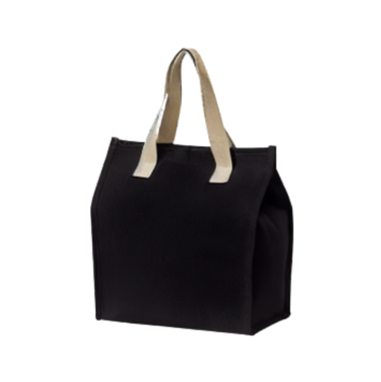 Insulated Thermal Polyester Lunch Bag - Black GTBG77