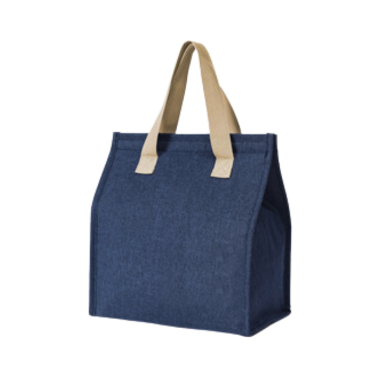 Insulated Thermal Polyester Lunch Bag - Navy Blue GTBG77