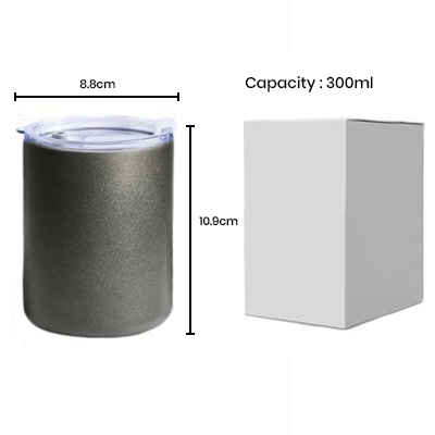 Stainless Steel Vacuum Tumbler – 300ml