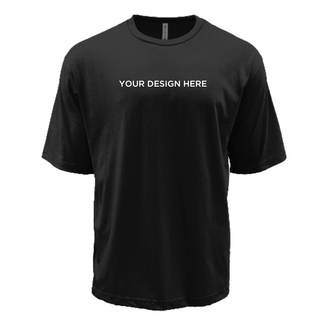 Oversized Crew Neck T-Shirt Black